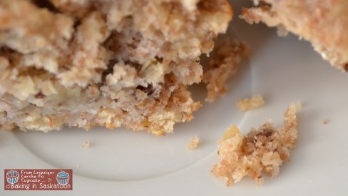 Banana Oats Muffins crumbs